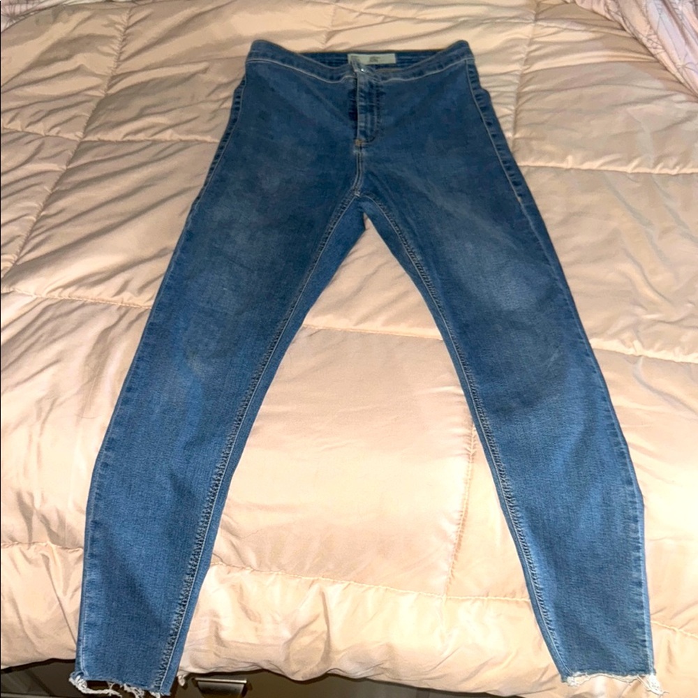 Topshop Classic Blue Skinny Jeans